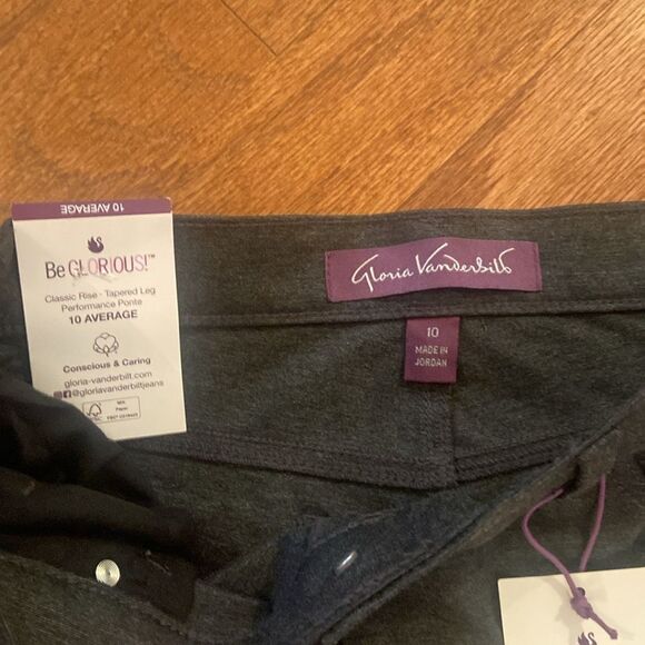 NWT Gloria Vanderbilt, Amanda Ponte size 10, pants - Picture 2 of 12